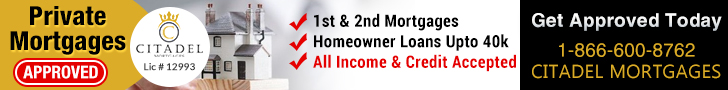 Citadel Mortgages - Private Mortgages Banner